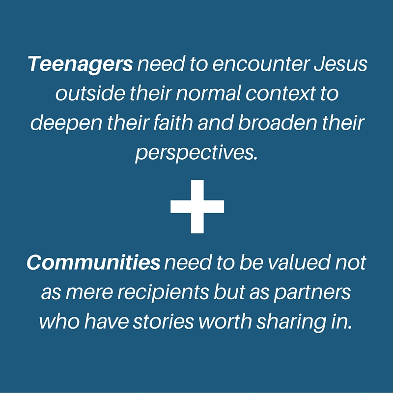 Teenagers need to encounter Jesus outside