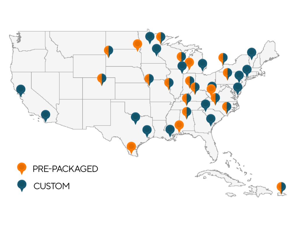 Map of all locations